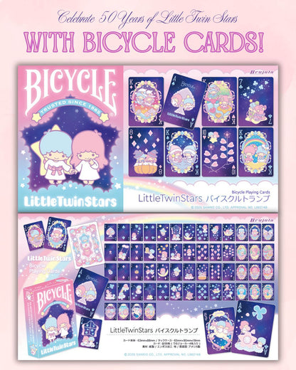 Bicycle Little Twin Stars 50th Anniversary Playing Cards