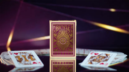 Bicycle Verbena Floral Premium Gold Foil Playing Cards