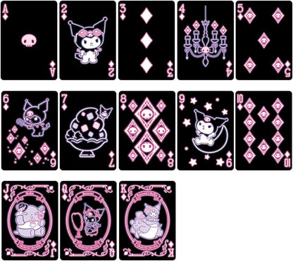 Bicycle Kuromi Playing Cards, US version, Sanrio