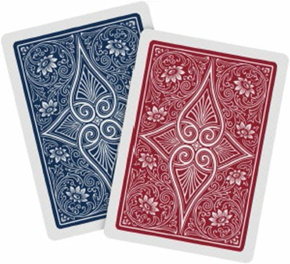Bicycle Victors Back Vintage Design Playing Cards 2 Deck Set 1 Red &amp; 1 Blue