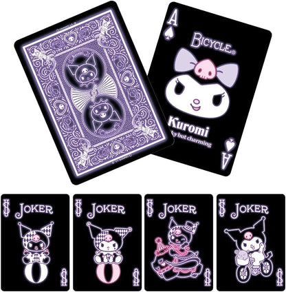 Bicycle Kuromi Playing Cards, US version, Sanrio