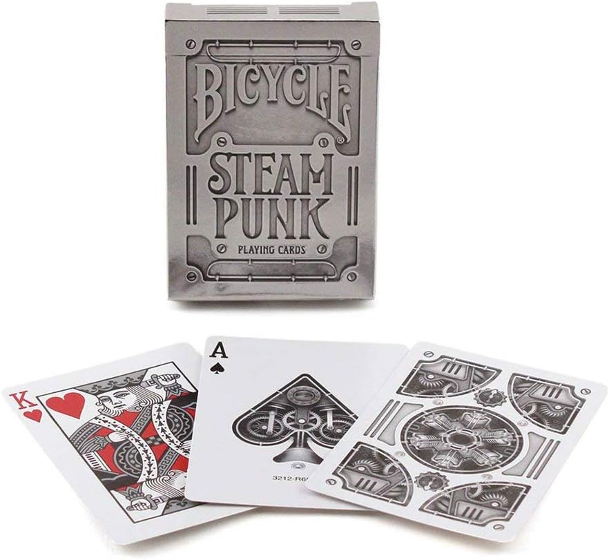 Bicycle Silver Steampunk Playing Cards