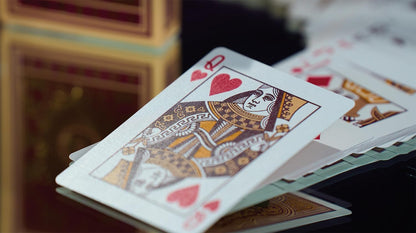 Bicycle Verbena Floral Premium Gold Foil Playing Cards
