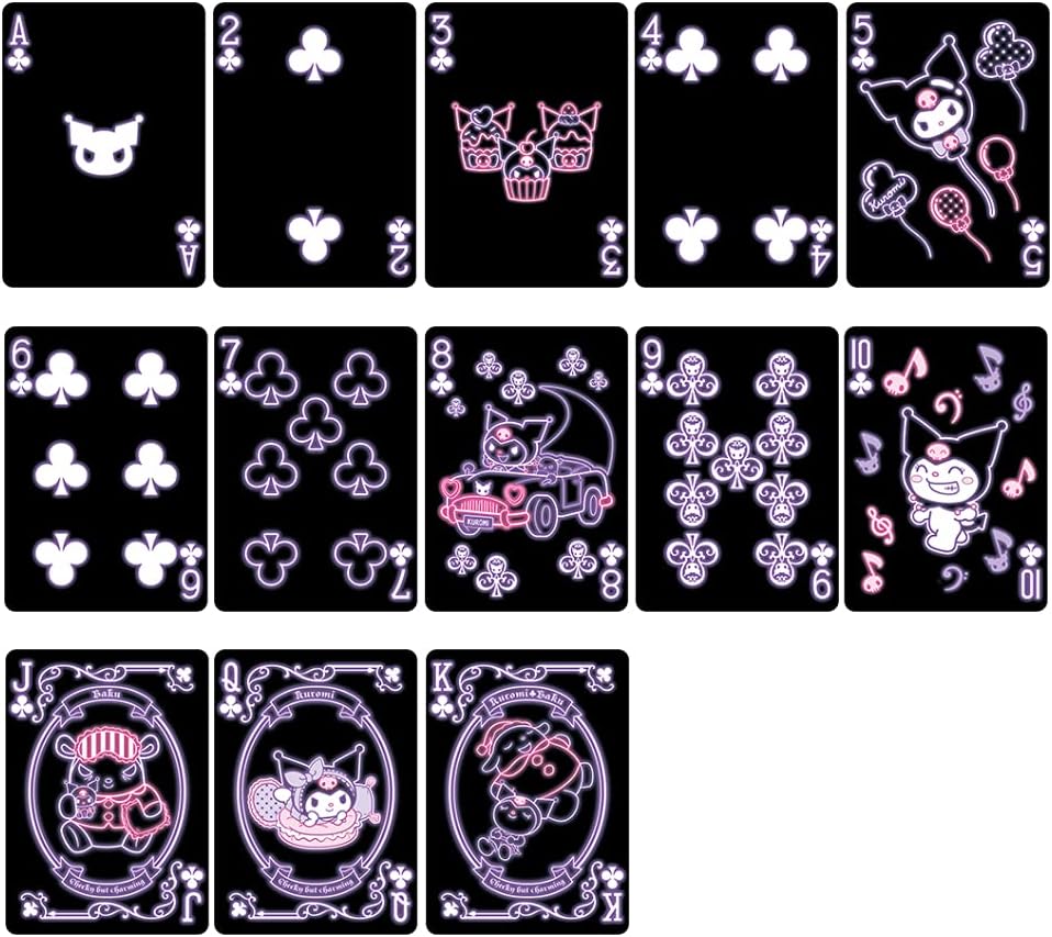 Bicycle Kuromi Playing Cards, US version, Sanrio