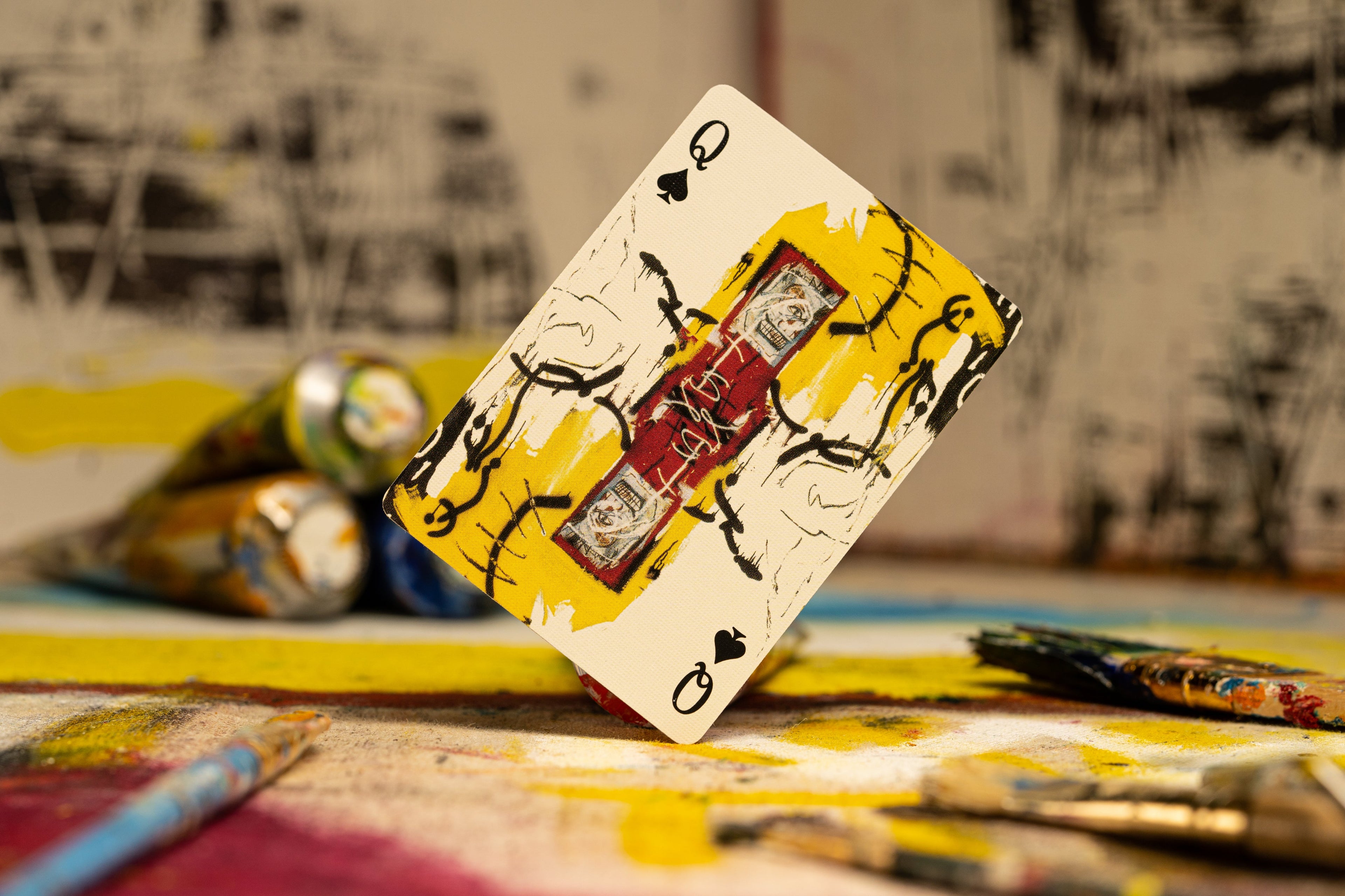 Jean-Michel Basquiat playing cards