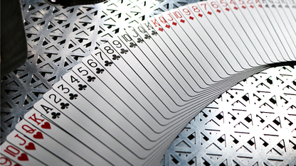 Bicycle Rider Back Crimson Luxe Red Playing Cards