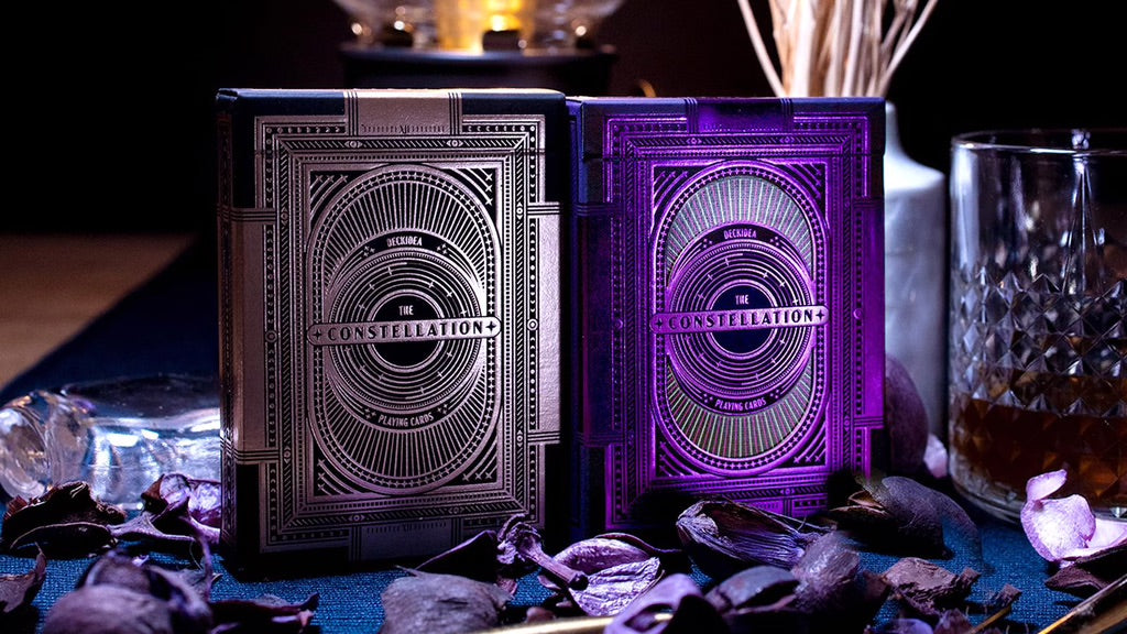 The Constellation Playing Cards Gold &amp; Purple