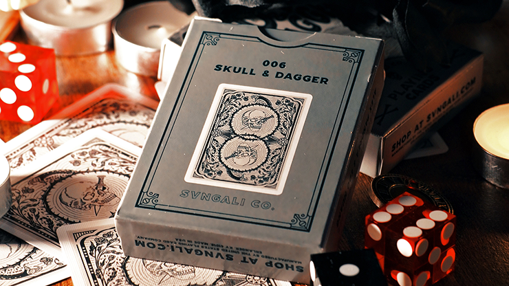 SVNGALI 06 - Skull &amp; Dagger Playing Cards