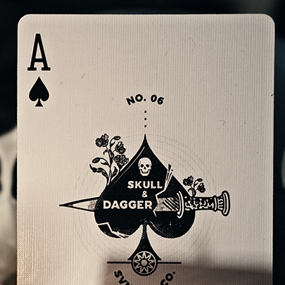 SVNGALI 06 - Skull &amp; Dagger Playing Cards