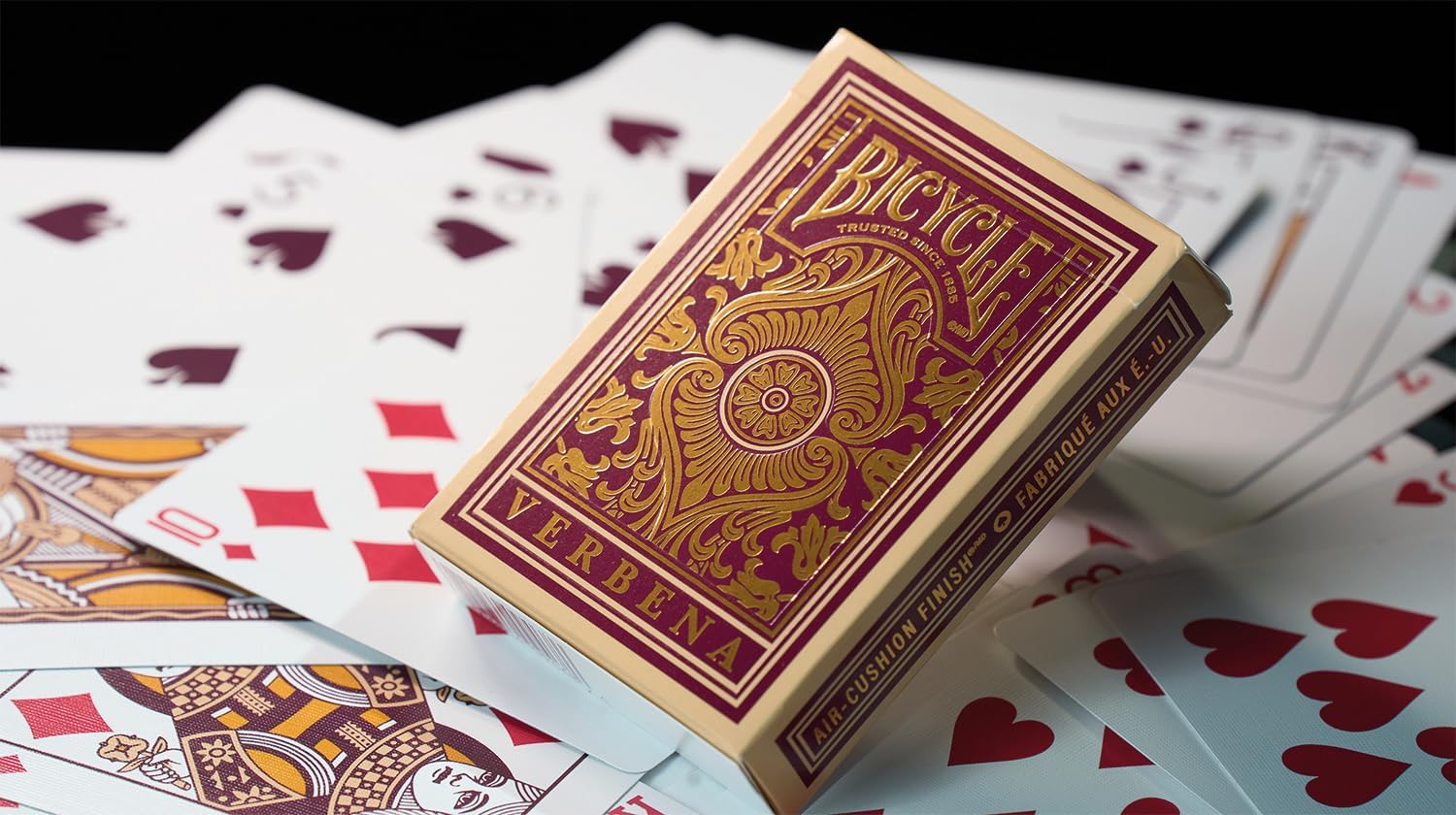 Bicycle Verbena Floral Premium Gold Foil Playing Cards