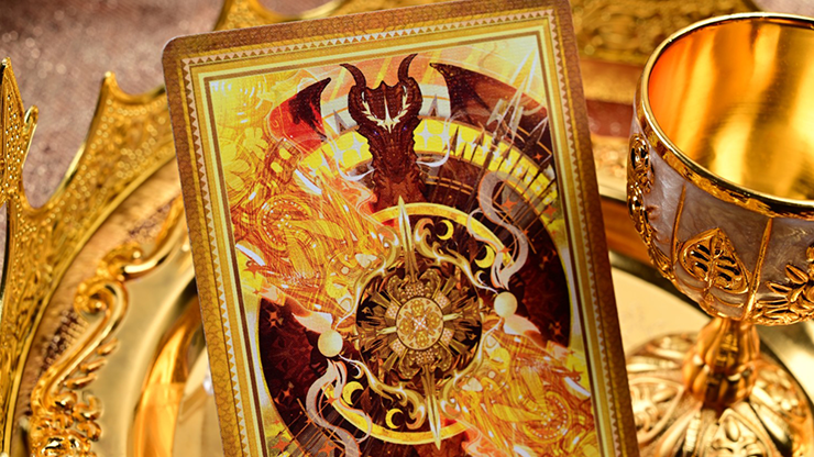 King Arthur V2 (Golden Dawn &amp; Silver Fairyland) Playing Cards by KING STAR