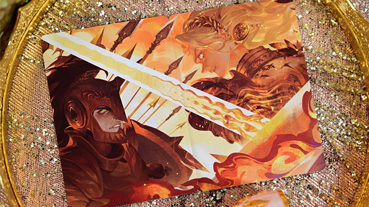 King Arthur V2 (Golden Dawn &amp; Silver Fairyland) Playing Cards by KING STAR