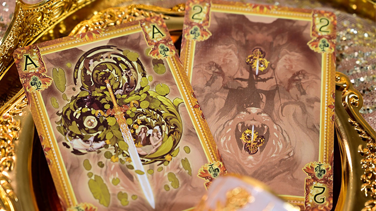 King Arthur V2 (Golden Dawn &amp; Silver Fairyland) Playing Cards by KING STAR