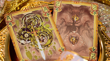 King Arthur V2 (Golden Dawn &amp; Silver Fairyland) Playing Cards by KING STAR