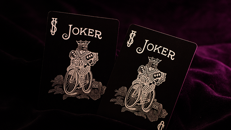 Bicycle Black Reverse Pink Playing Cards