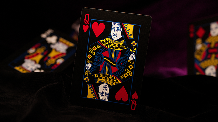 Bicycle Black Reverse Pink Playing Cards
