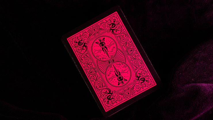 Bicycle Black Reverse Pink Playing Cards