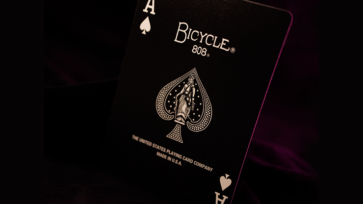 Bicycle Black Reverse Pink Playing Cards