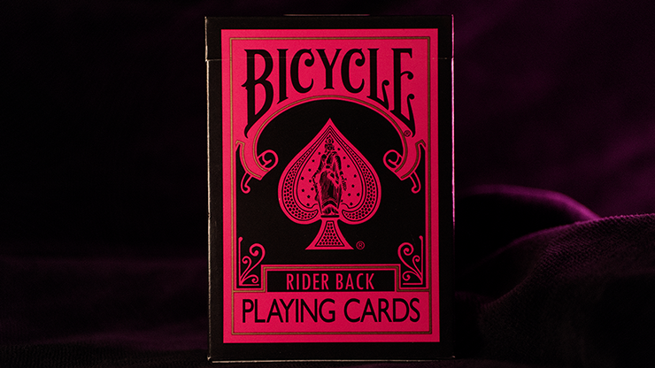 Bicycle Black Reverse Pink Playing Cards