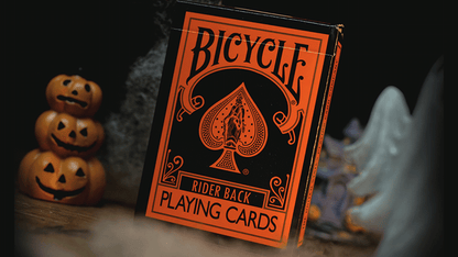 Bicycle Black Reverse Pink | Orange | Yellow | Red | Green Playing Cards