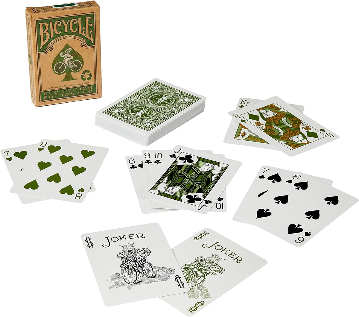 Bicycle Green Eco Edition Playing Cards [Made in Ohio]