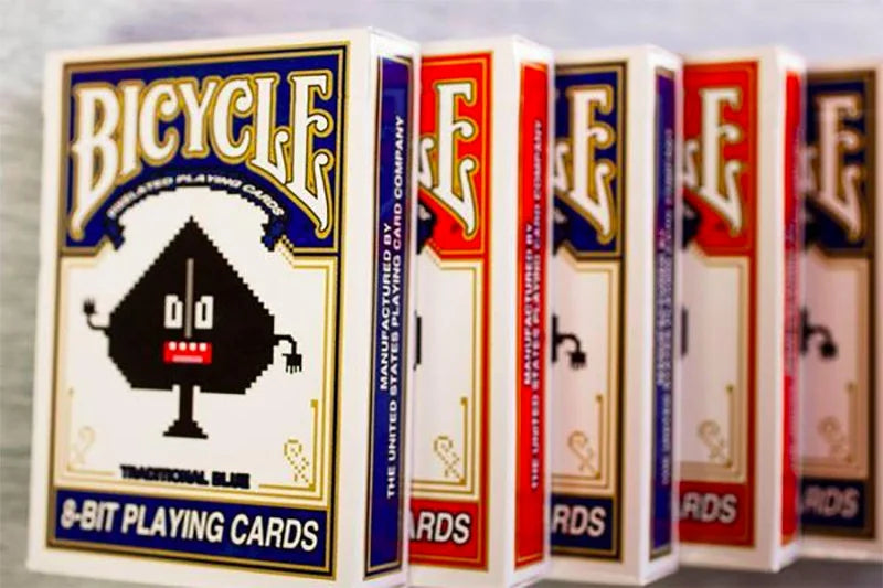 Bicycle 8-Bit Playing Cards Red + Blue Set