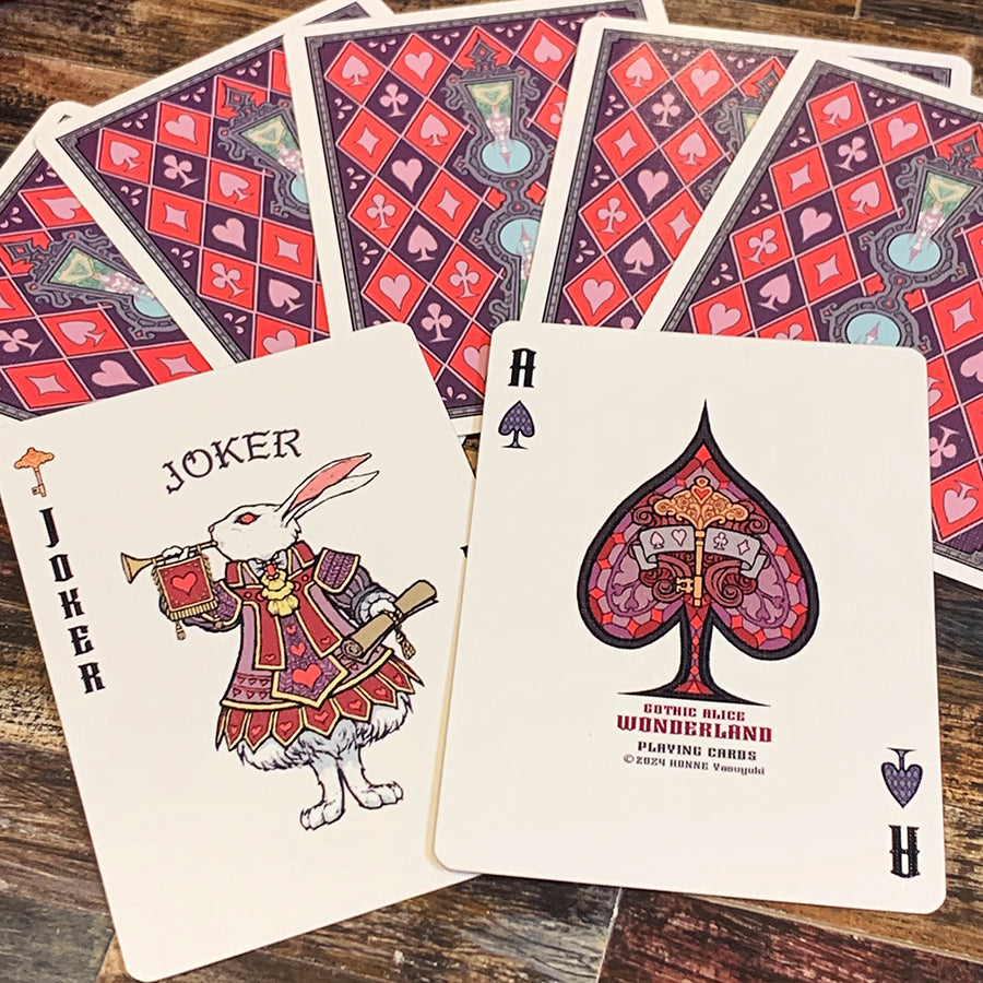 Gothic Alice Wonderland Playing Cards By Honne Yasuyuki