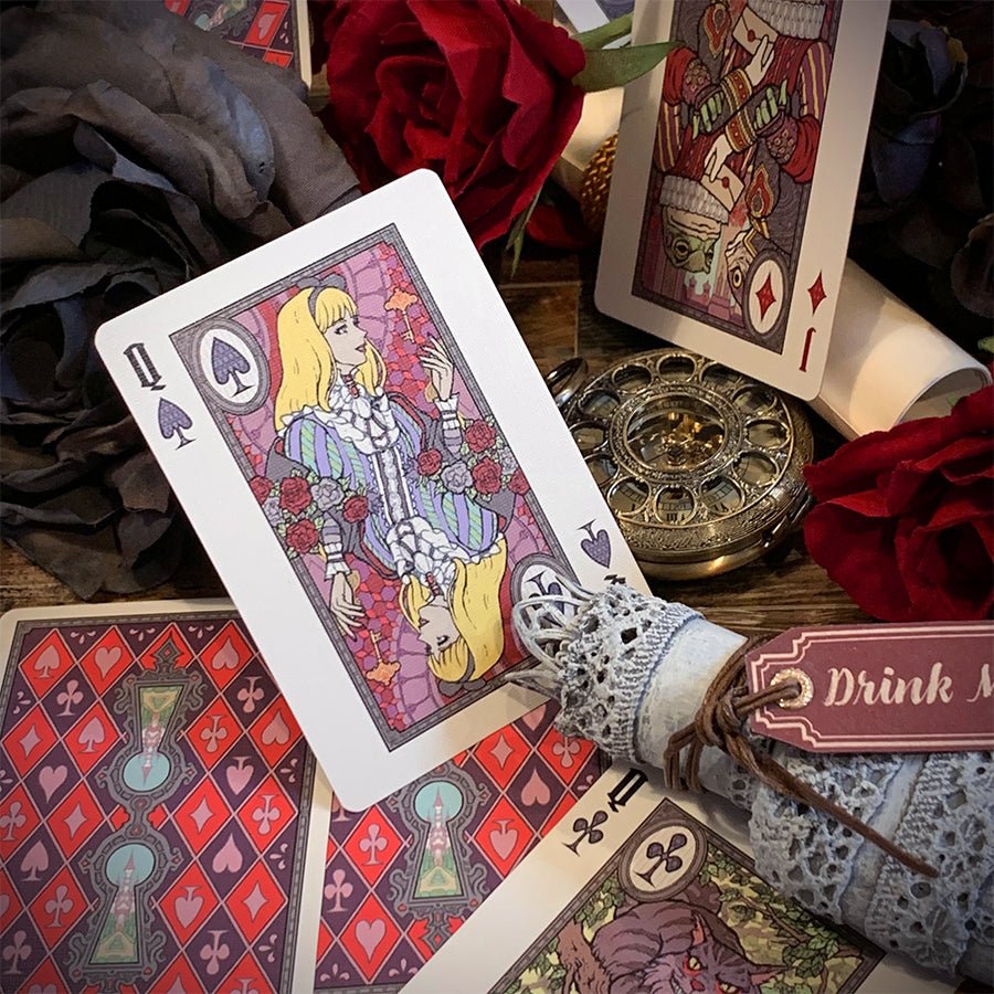 Gothic Alice Wonderland Playing Cards By Honne Yasuyuki [FREE GOODIES]
