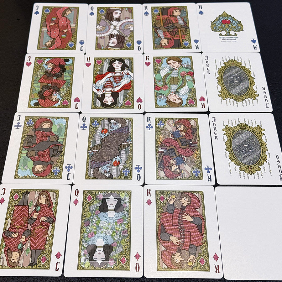 Schneewittchen Playing Cards by HONNE Yasuyuyki + Free Post Card &amp; Goodies