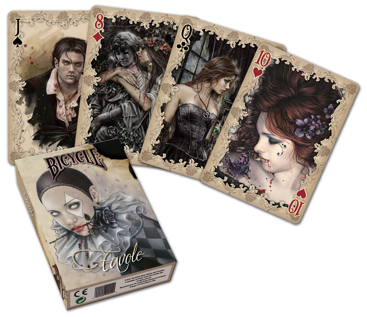 Bicycle Tragic Royalty &amp; Favole Playing Cards Vintage series