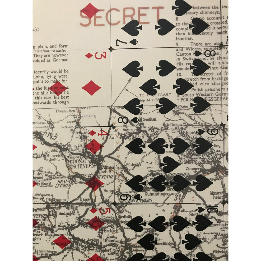 Bicycle Escape Map Playing Cards