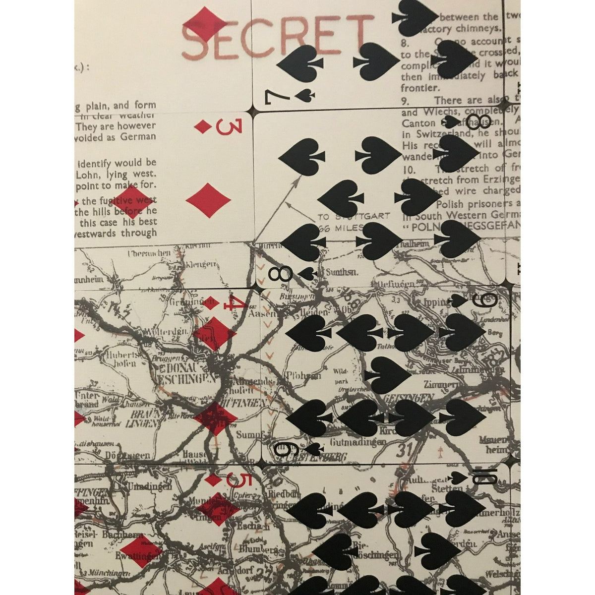 Bicycle Escape Map Playing Cards