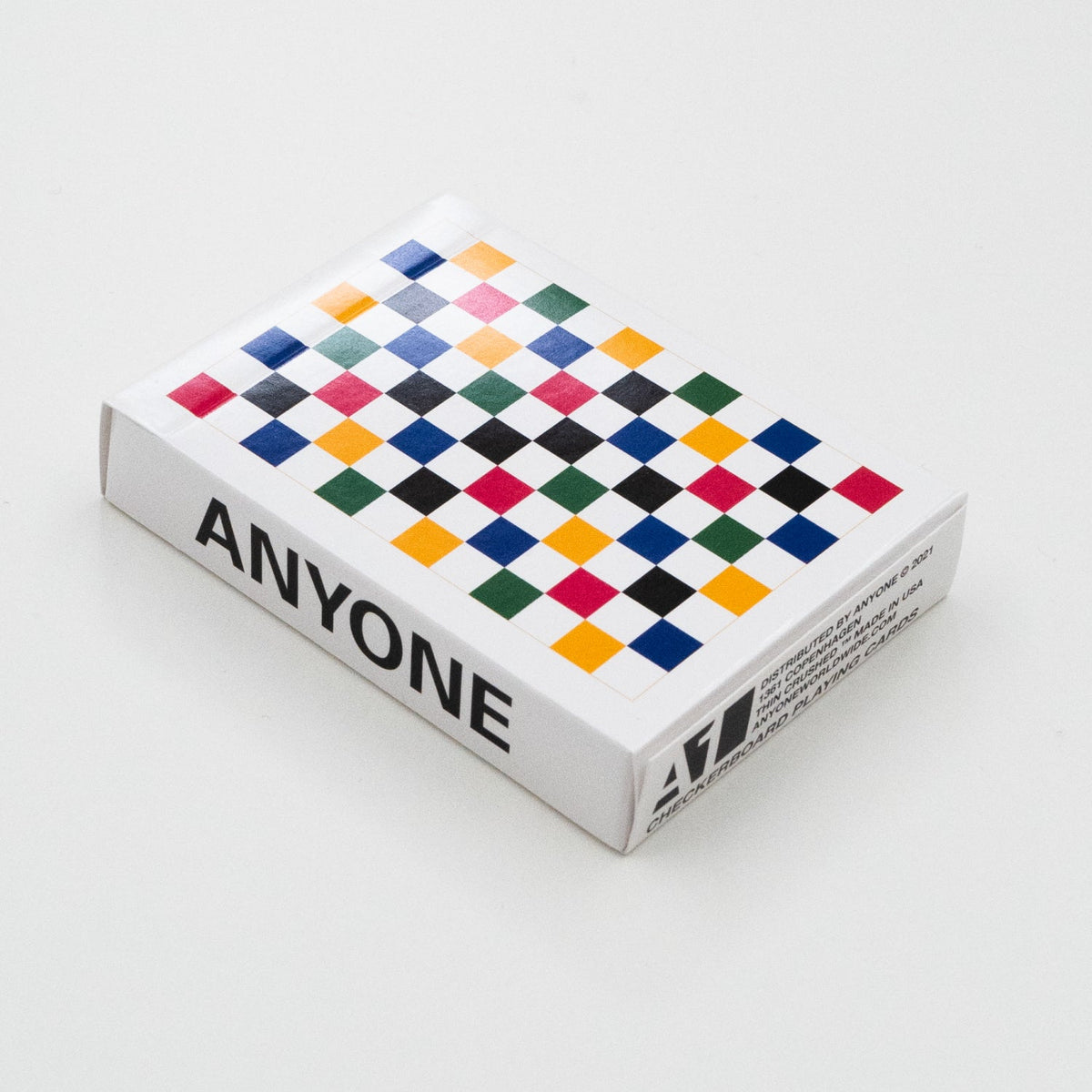 Anyone Checkerboards Multi Rainbow Colors Playing Cards