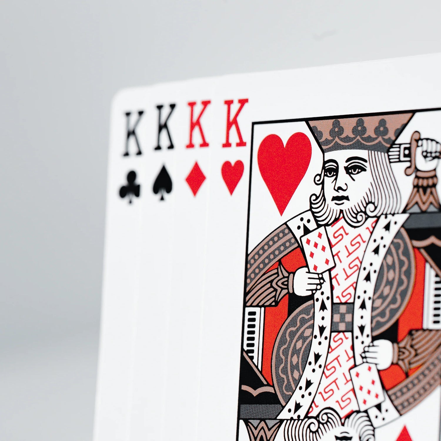 1ST playing cards V4 Red &amp; Black