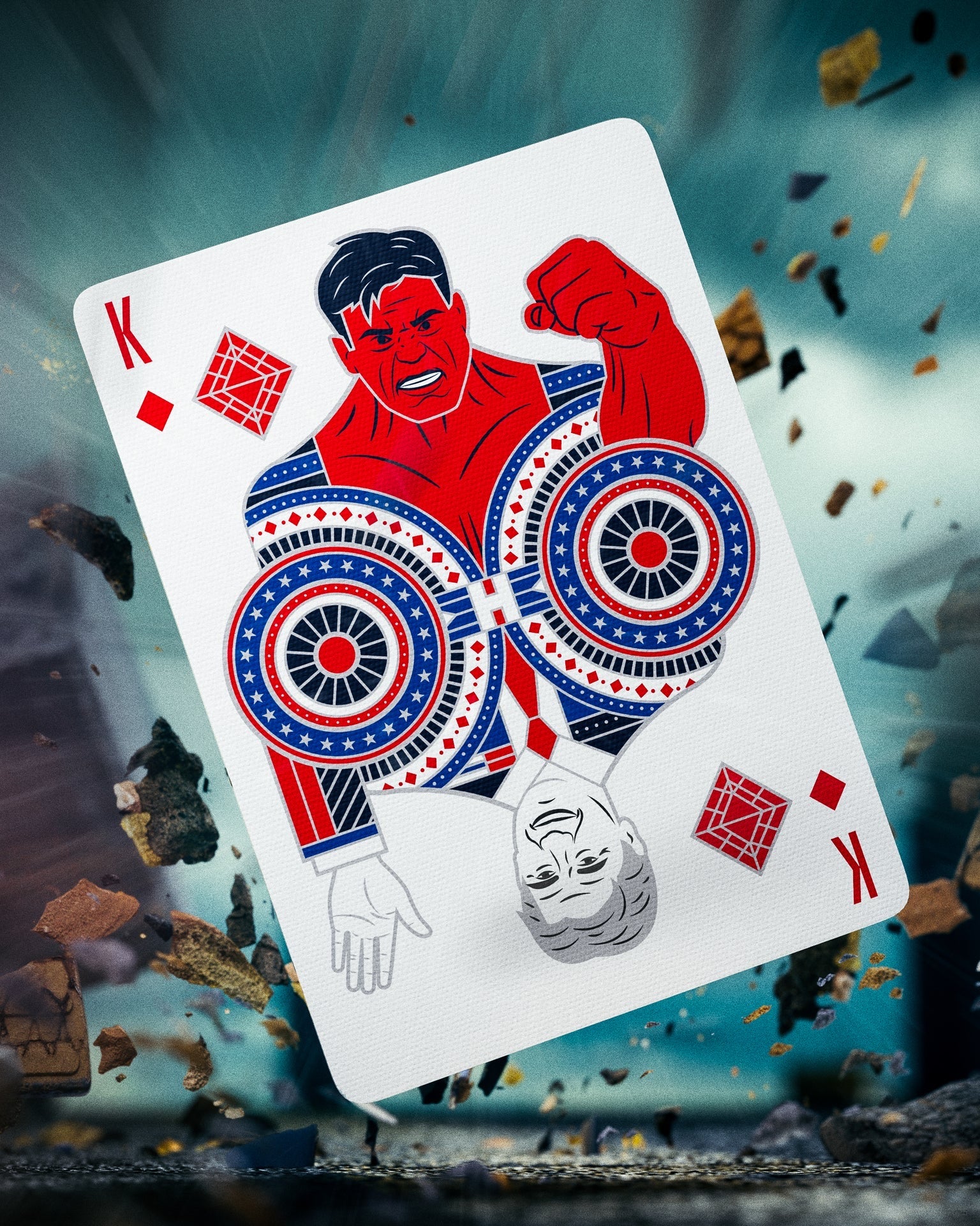 Captain America Playing Cards