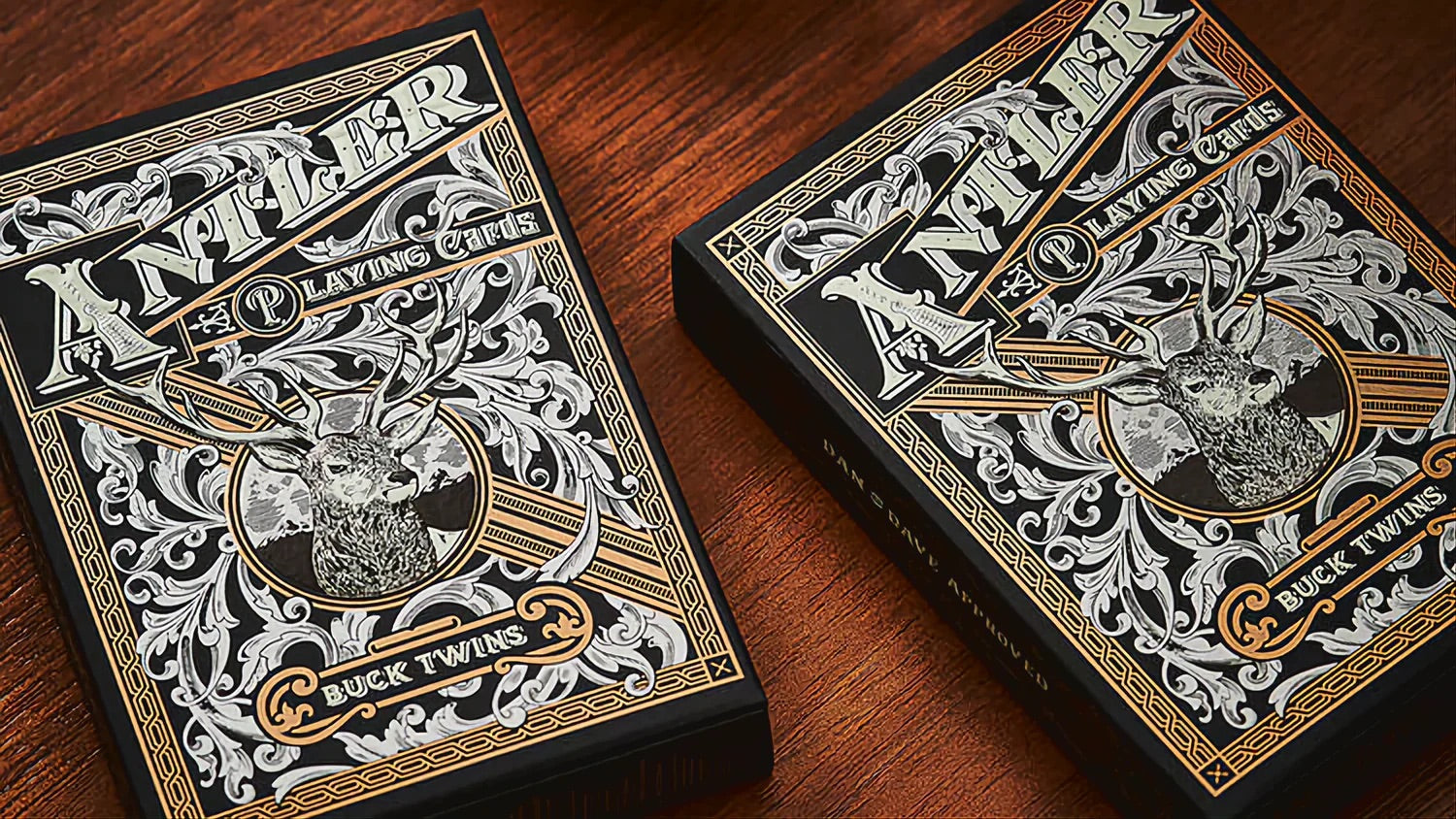 Antler Black Edition Playing Cards