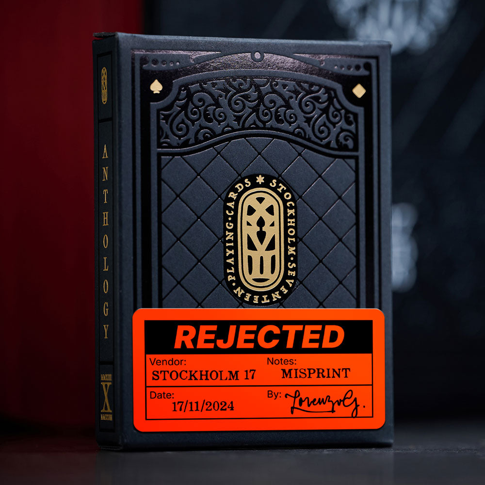 Anthology Deck Regular + Rejected Playing Cards Set