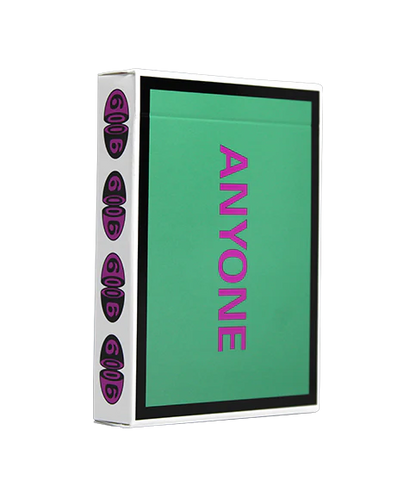 Anyone Cap Logo Green/Purple Playing Cards