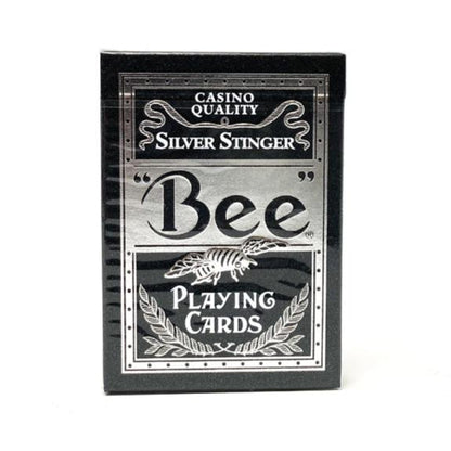 Bee Silver Stinger Playing Cards