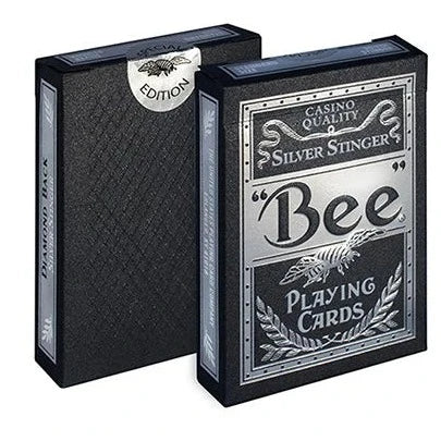 Bee Silver Stinger Playing Cards