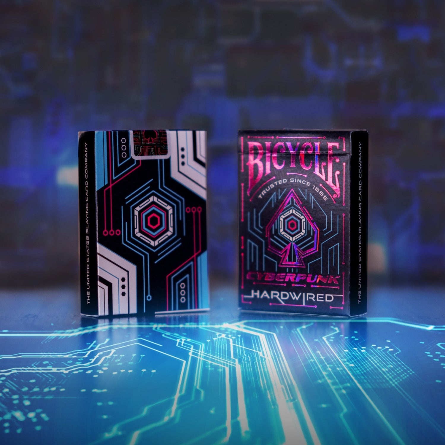 Bicycle Cyberpunk Cybercity Hardwired Cybernetic Playing Cards