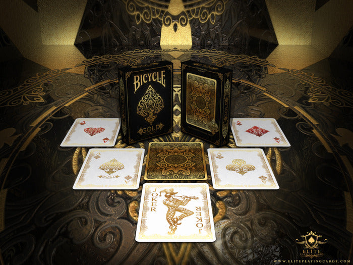 Bicycle Gold by Elite Playing Cards