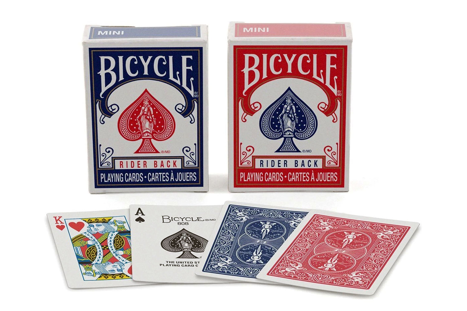 Bicycle Mini Rider Back Playing Poker Cards by USPCC