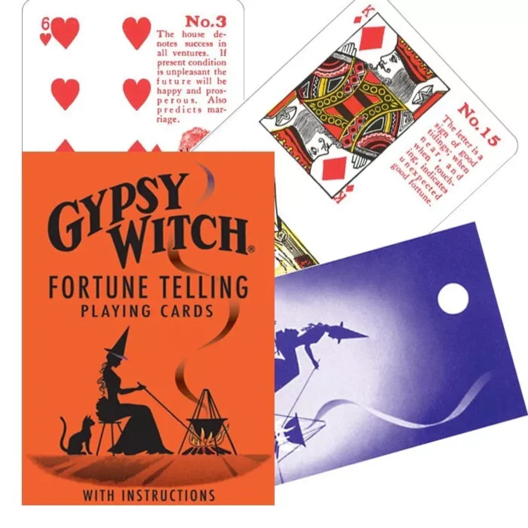 Vintage Gypsy Witch Fortune Telling Cards Made in Ohio