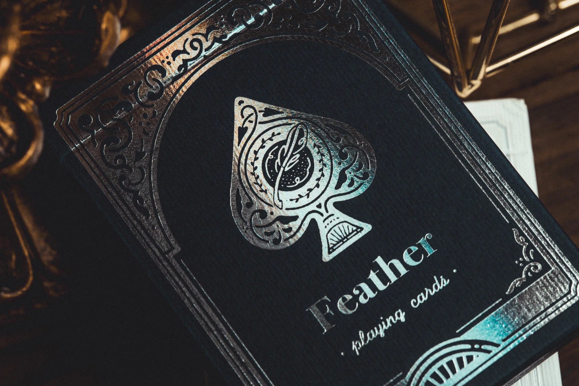 Feather Plastic PVC Marked Playing Cards by Eric Chien