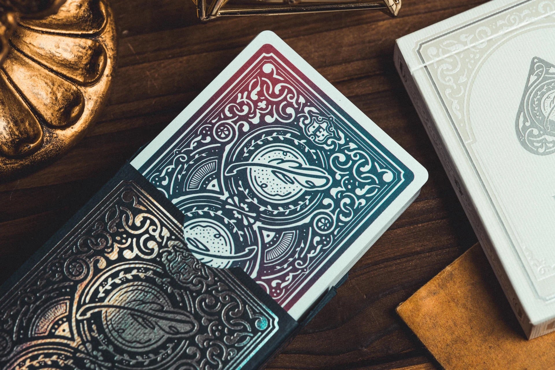 Feather Plastic PVC Marked Playing Cards by Eric Chien