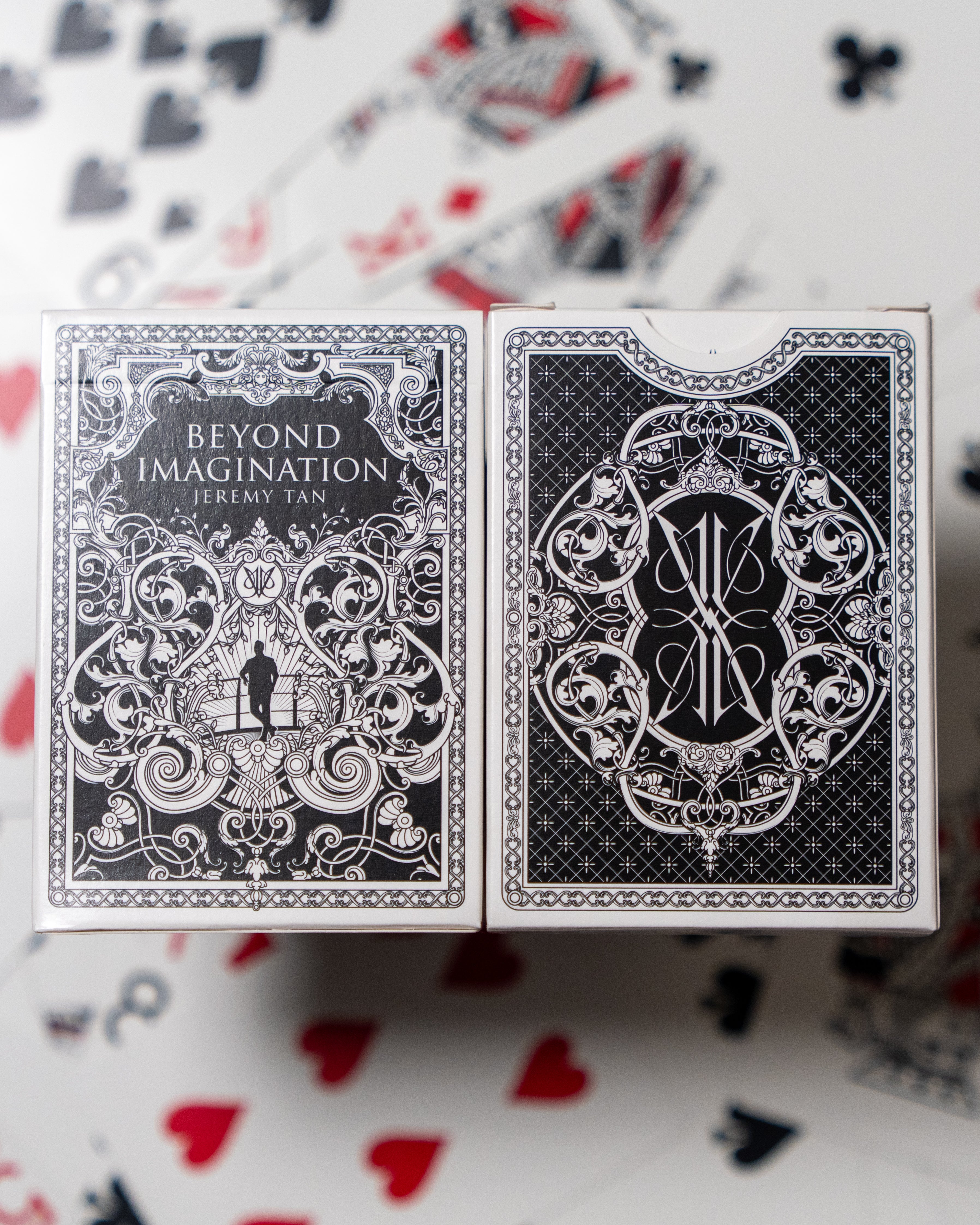 Beyond Imagination Playing Cards V3 2-Decks Set - Midnight &amp; Ghost Edition