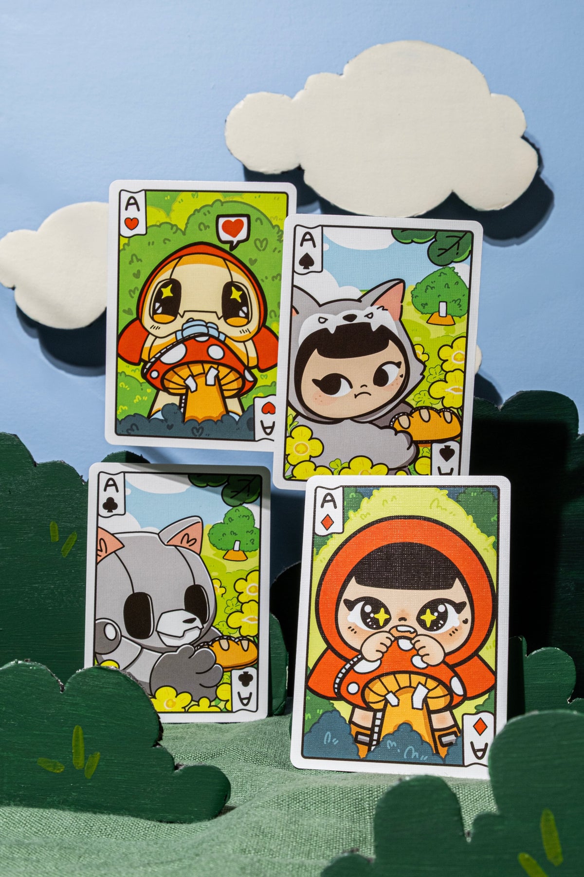 Bicycle Paper Royals Red Riding Hood Playing Cards