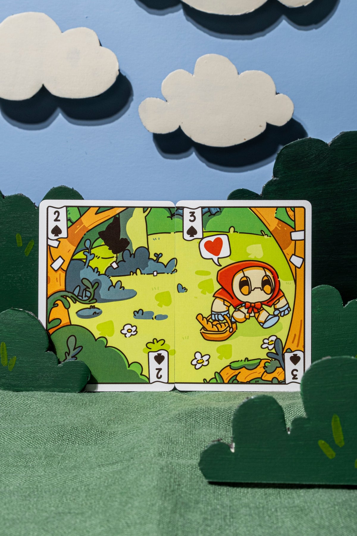 Bicycle Paper Royals Red Riding Hood Playing Cards