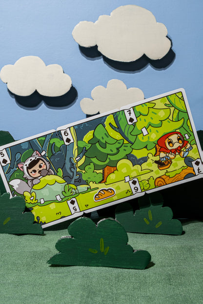 Bicycle Paper Royals Red Riding Hood Playing Cards